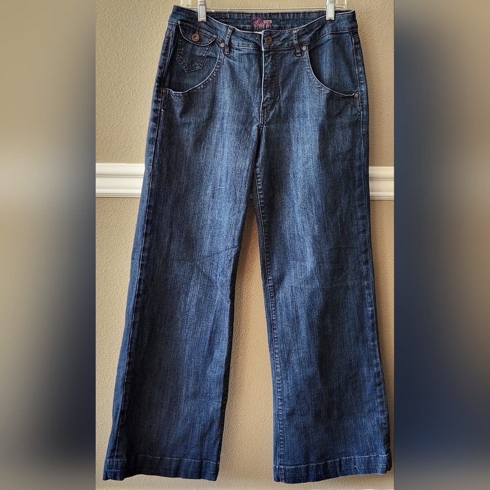 Worn Brand Women's Tall Wide Leg Jeans sz 14